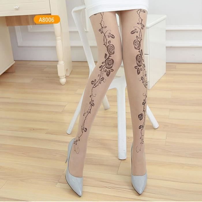 Collants en nylon transparent mini cœur pour femmes