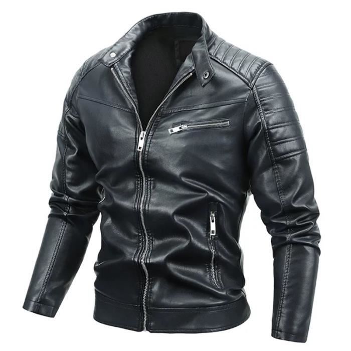 Veste Bomber Homme En Faux Cuir Marron M&S (Marks And Spencer) - Taille S, Occasion Très Bon état