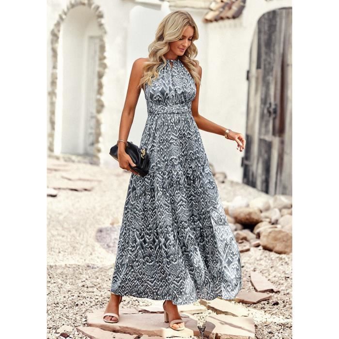 Robe 3 Façons De Porter Fleurie Multicolore - Taille 22, Neuf Avec étiquettes, Maxi D'été
