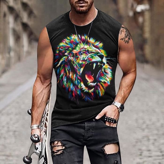 Générique Homme Stringer Débardeurs sans Manches Grande Taille Respirant Décontracté Chemises de Musculation sans Manches Entraînement Fitness Musculation Chemises de Course Musculaires