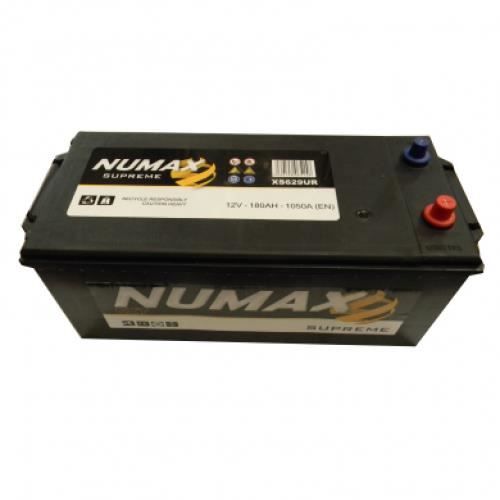 Batterie de démarrage Poids Lourds et Agricoles Numax Supreme TRUCKS B15G / B XS629UR 12V 180Ah / 1050A