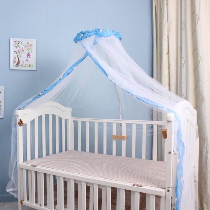 Moustiquaire De Lit De Bebe Type Elegant Bleu Cdiscount Puericulture Eveil Bebe