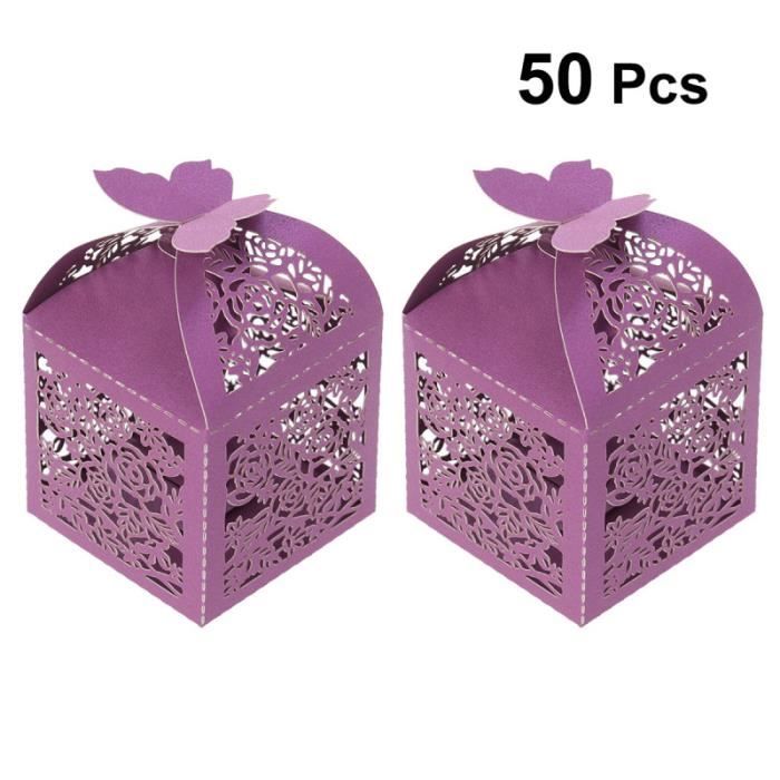 Bonbons de Mariage Cadeau Boîtes Magnifiques pour les Paquet 50 