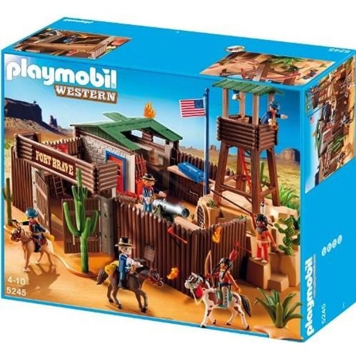 PLAYMOBIL 5245 - Western - Grand Fort des Soldats Américains