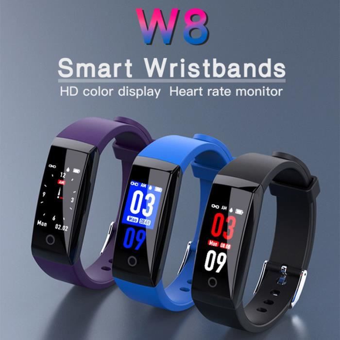 Montre connectée Fréquence Cardiaque Étanche IOS//Android Bracelet Montre Sport