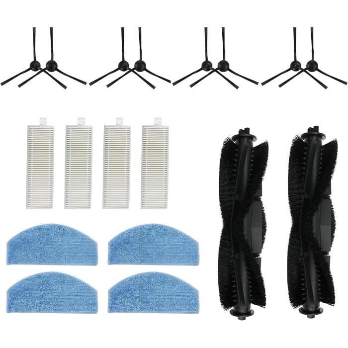 Lot De 4 Supports De Serpillère De Rechange Pour Robot Aspirateur ECOVACS T30 PRO OMNI, T30S PRO, Yeedi M12 Pro - Compatibilité Vérifiée