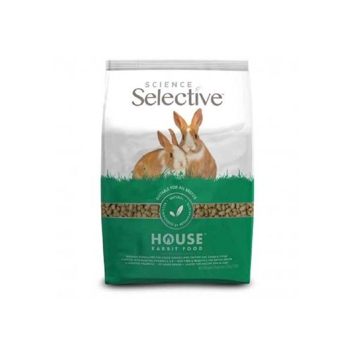 Meilleurs prix pour Aliment complet - SELECTIVE - Lapin House - 1,5 kg - Granulés - Riche en fibres - Faible en sucre