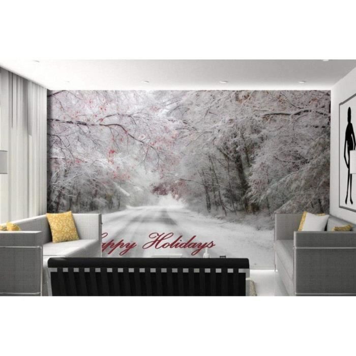Personnalisé Paysage De Neige 3D Papier Peint Peintures Murales Salon  Papier Peint Arrière Plan Papier Peint ConceptionH3533 - Achat / Vente  papier peint ~3533△Personnalisé Paysage De - Cdiscount