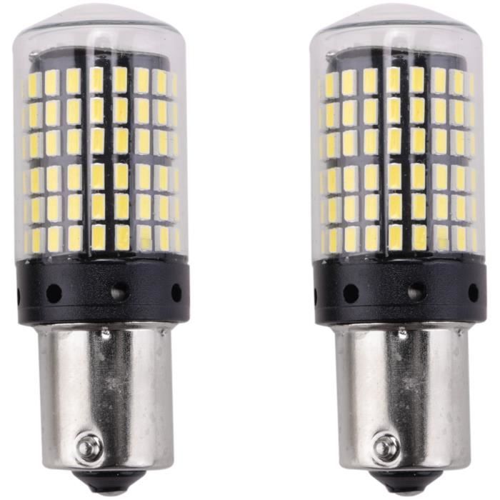 OUSHI 1156 BA15S P21W Lampadine LED, Canbus Rosso 2600Lm, Lampadina 7506 1141 Luce Di Retromarcia Luce Freno Posteriore Luce Posizione Fanale Posteriore Indicatori Direzione (2 Pezzi