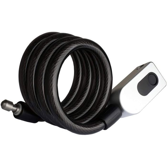 Cadenas Antivol à Empreinte Digitale - Pour Vélo, Portail - Câble 107 cm -  Rechargeable USB - 20 Empreintes - Etanche - Cdiscount Auto
