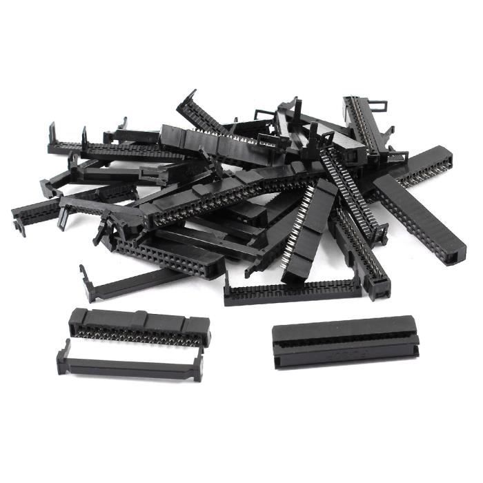 Connecteur Industriel 15 Pcs Connecteur Idc Fc 30p Adaptateur Prise Femelle 30 Broches A 2 54 Mm Achat Vente Connecteur Industriel 15 Pcs Connecteur Idc Fc Cdiscount