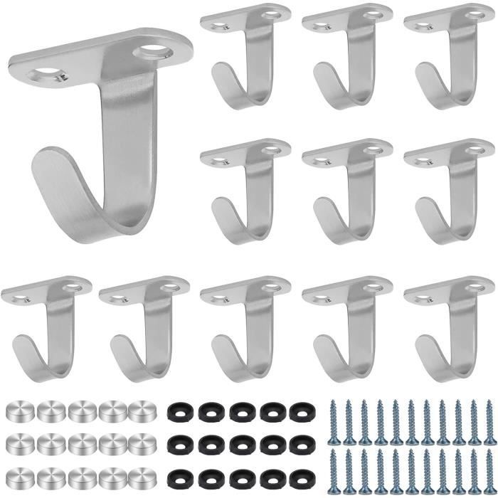 Crochets à Vis En Acier Inoxydable Crochets En Métal Pour