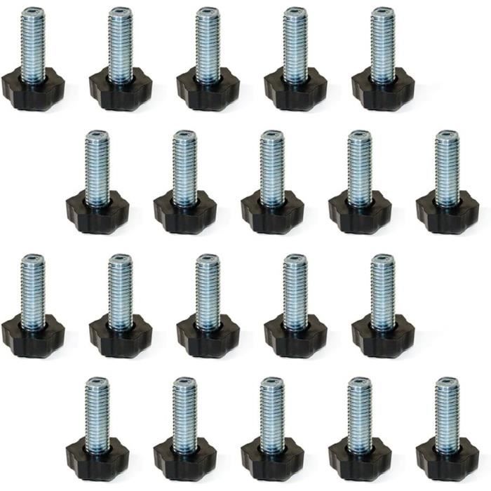 Viti M10 Acciaio Inox 10 Viti M10x30mm Testa Martello - Acciaio Inox Con Dadi Flangiati Viti Pannelli Solari - Foto 2