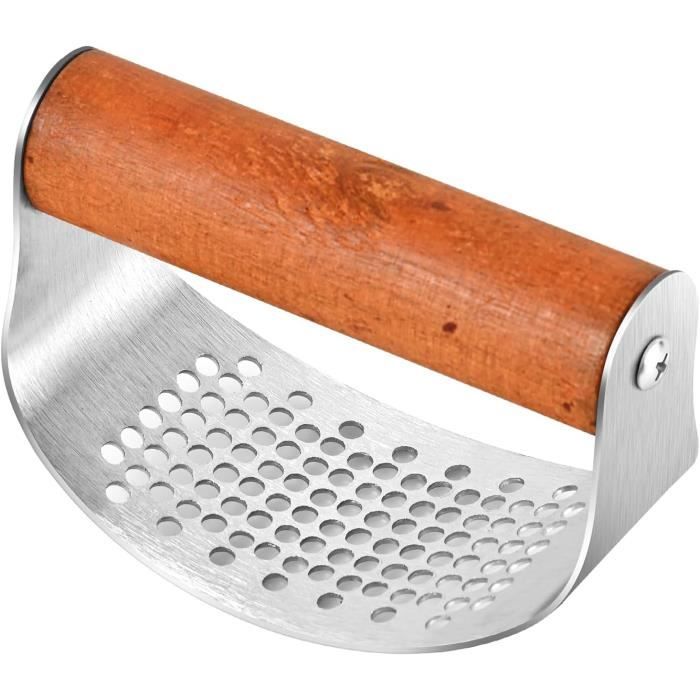 Presse-ail En Acier Inoxydable 304 - Hachoir à Ail Robuste, Facile à Nettoyer - Pour Cuisine - 9
