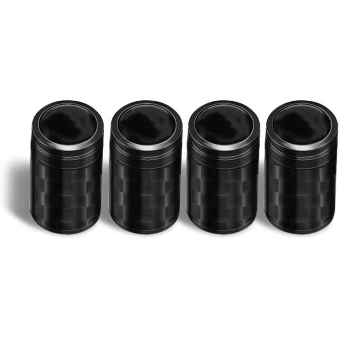 Couvercle De Tige De Valve De Roue à Air En Plastique Noir, 50 Pièces