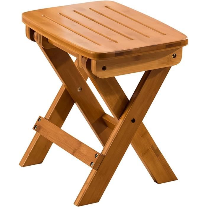 Assise bain,Tabouret de toilette pliable et Durable pour la salle de bain, idéal pour la détente