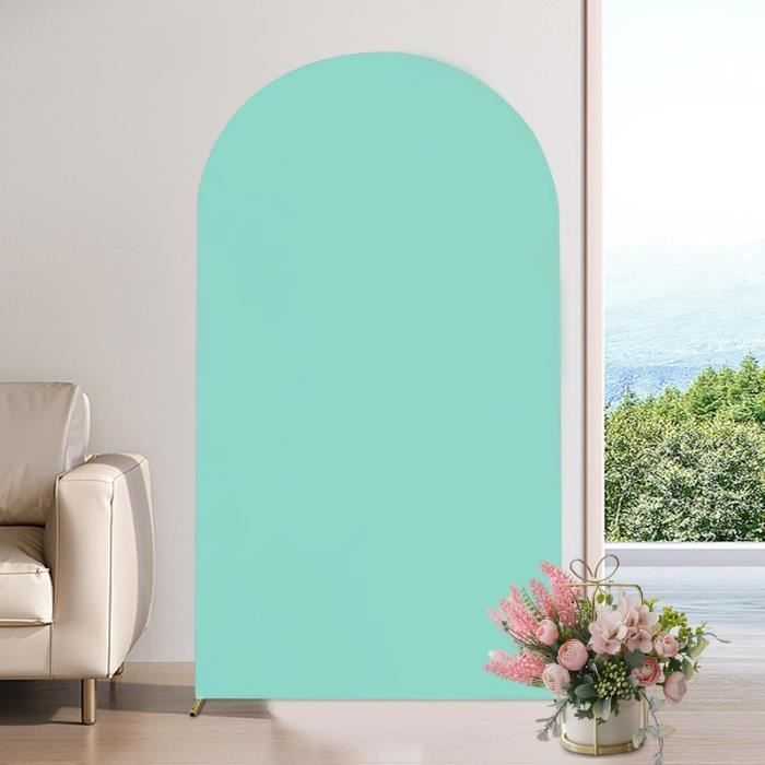 Toile De Fond Arche De Mariage - 1,2x2,2 M, Dorée, En Soie De Lait, Réutilisable, Pour Anniversaire, Cérémonie, Décoration