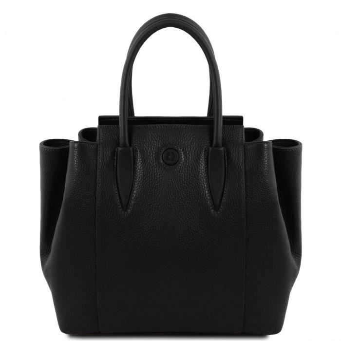 Tuscany Leather - Tulipan - Sac à main en cuir - Noir (TL141727)
