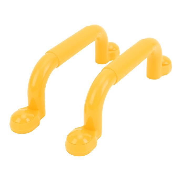 Poignées De Sécurité En Plastique Antidérapantes Pour Aire De Jeux Enfants – Charge Max 60 Kg – Montage Facile – Bleu