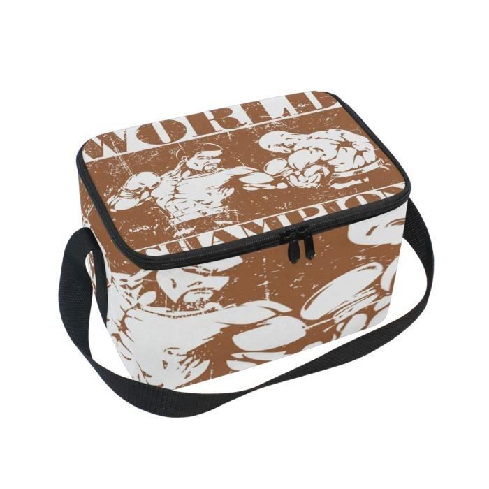 XM2958 Champion du Monde de boxe Sac d jeuner isotherme Lunch