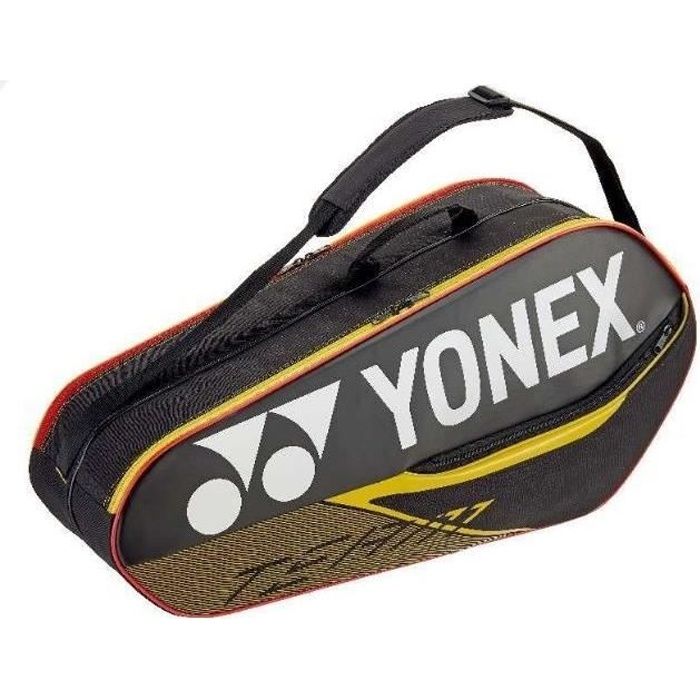 Yonex sac de badminton Team Bag 6R noir/jaune - Cdiscount Sport