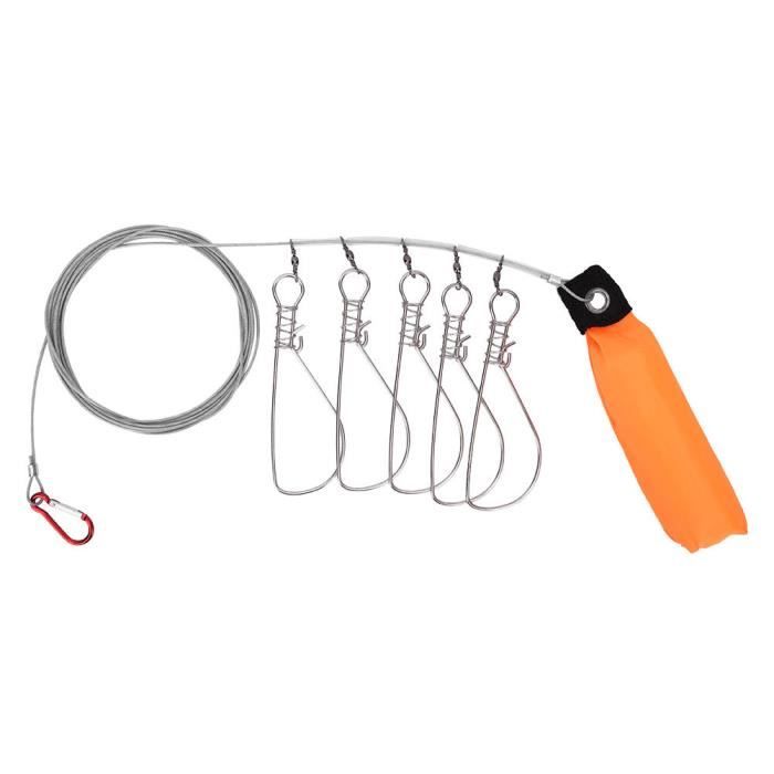 Cordon à Poisson En Acier Inoxydable – Clip Porte-serrure Pour Kayak Et Randonnée – Neuf
