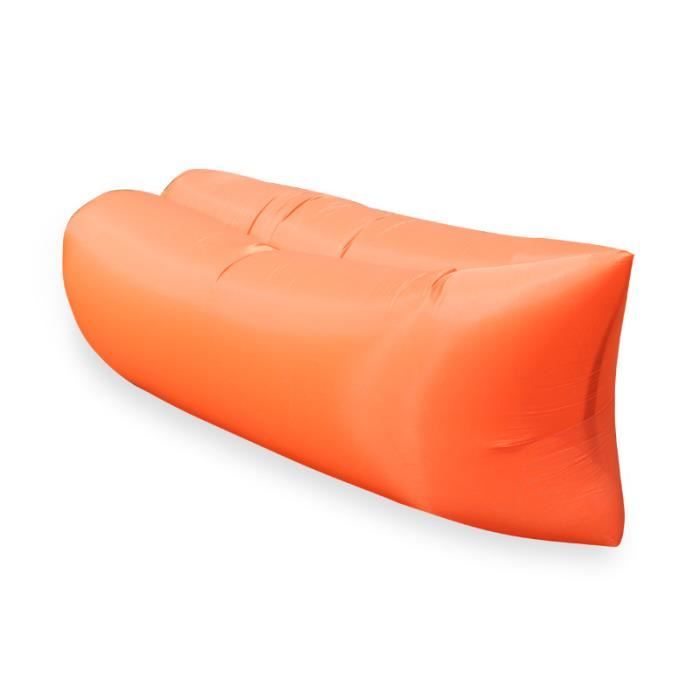 Canapé Gonflable Hiseng – Hamac/transat Portable, Toile Oxford, 11 Couleurs, Pour Plage, Camping, Jardin, Piscine