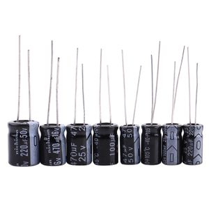 2 Condensateurs électrolytiques 100µF 35V Radial 105°C – SR Passives – Neufs Pour Soudage THT
