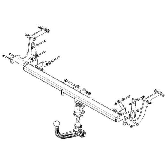Bosal Oris Attelage Peugeot 308 II Berline y Compris GT-Line 09/13- Col de Cygne 