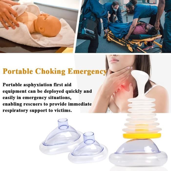 Choking Rescue Device, Dispositif Anti Etouffement Enfant et Adultes,  Professionnel Accessoires de Trousse Secours