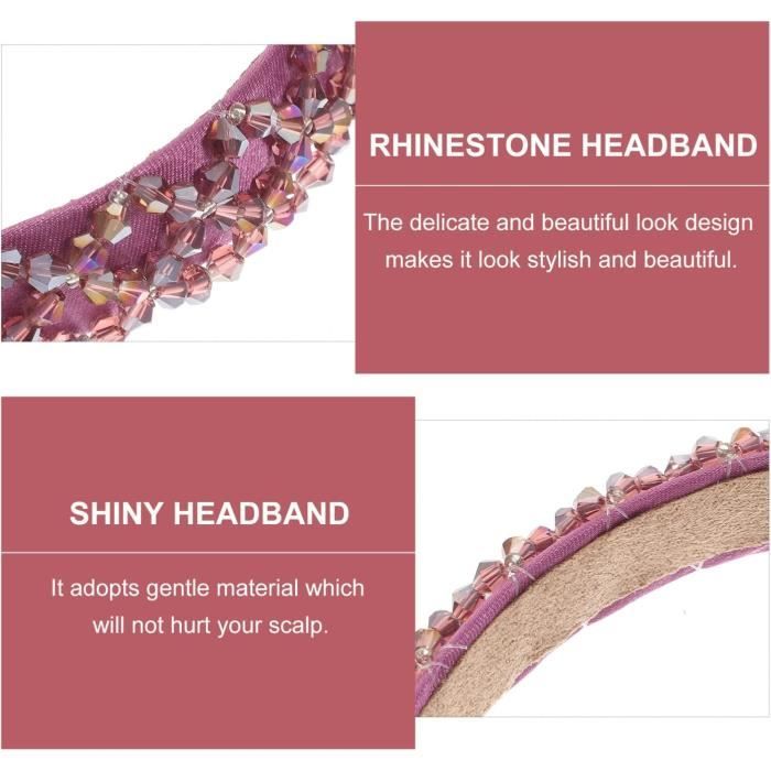 Bandeau De Cheveux Strass étoiles - Serre-tête Mariée, Princesse, Soirée - Diadème Scintillant - Accessoire Coiffure Féminin - 6