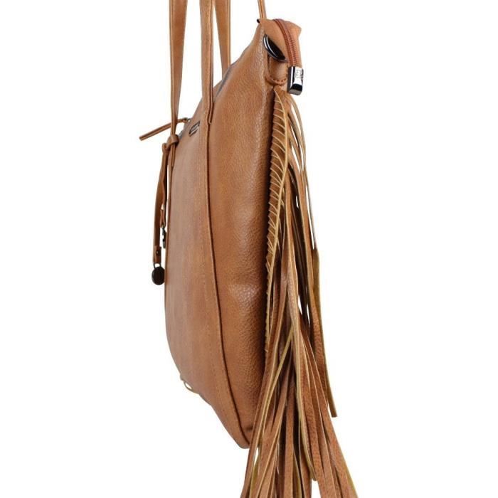 Sac lulu top castagnette camel