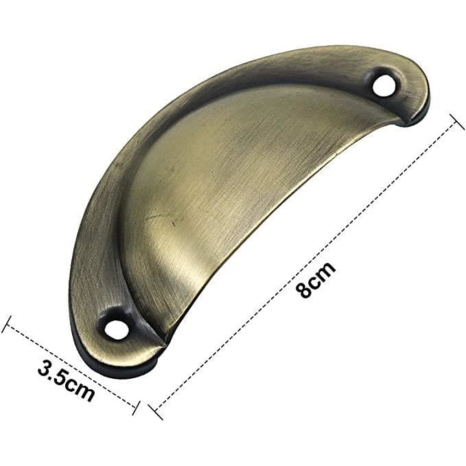 Heurtoir De Porte Ancien En Fer – Style Coquille – Finition Antique – Neuf – Déco