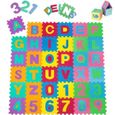 Puzzle tapis 86 pcs en mousse pour bébé contre planchers / sols froids-2