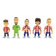 Figurines Minix - Atlético de Madrid - Lot de 5 joueurs - 7cm en PVC-2