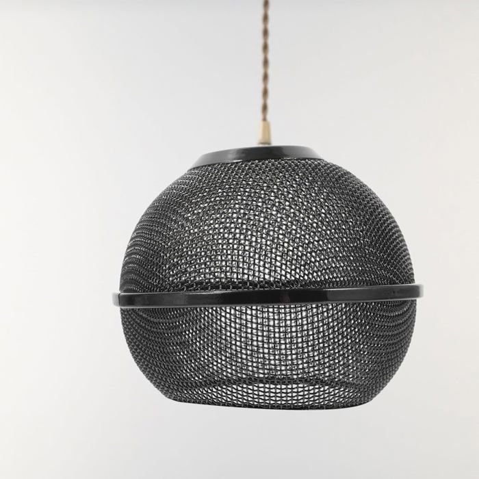Minkissy Support Abat-Jour Cadre Suspendu Doré - Cadre DIY Lampe E27 Décoration Maison