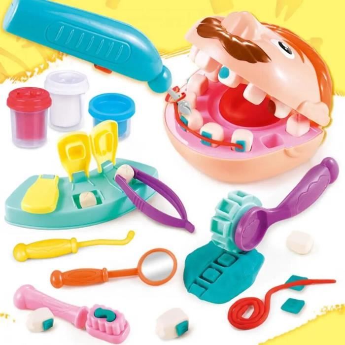 Kit de dentiste pour enfant, 13 pièces, jeu de Simulation, Extraction des  dents, modèle en argile, ensemble d - Cdiscount Jeux - Jouets