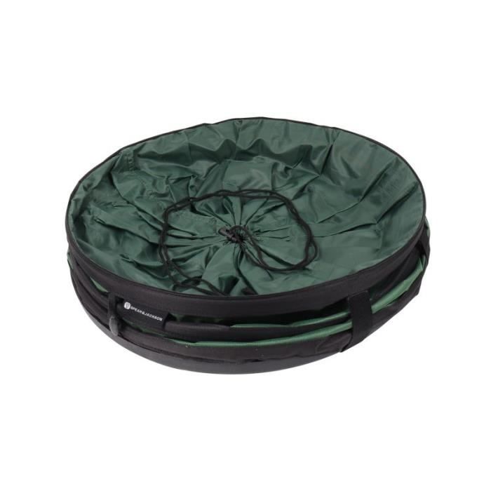 Sac Renforcé Noir Et Vert 460x305x305mm – Pour 3 Ou 4 Outils, Gamme ONE, En Nylon