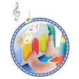 Tapis de jeu bébé multifonction jeux d'éveil 3 en 1 piano bébé musical avec arche des la naissance jouet tapis educatif et evolutif-3