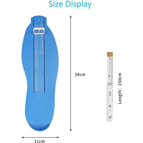 Feet Mesure Pointure Pied Mesure Pied Chaussure Mesure Pied DOKEI