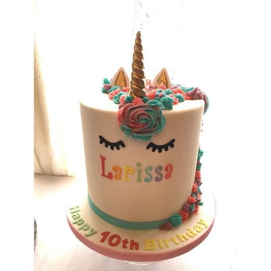 Decoration Gateau Licorne Cake Topper Pour Mariage Anniverse Oreilles Yeux Coupe Gateau Bougies Et Cornes Gateau Cdiscount Maison