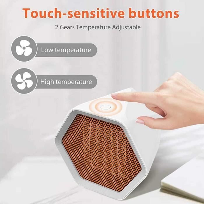TD® mini chauffage electrique soufflant portable radiateur petit