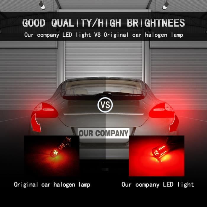 Ampoule BA15S LED P21W Orange Lampe 9 SMD Veilleuses phares pour  Clignotants - Cdiscount Auto
