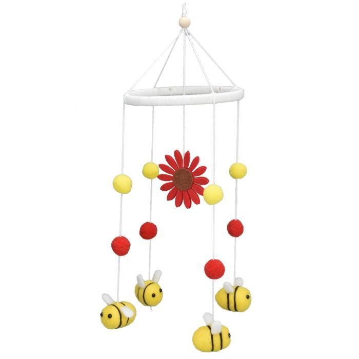 LAI Mobile pour bébé Décor mobile de berceau mobile de pépinière de bébé  avec le pendant de tournesol d'abeille de miel HJ011 11609 - Cdiscount  Puériculture & Eveil bébé