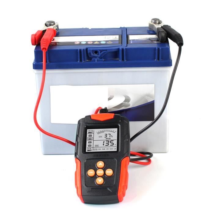 Testeur de Batterie de Voiture 12V 24V Automobile Analyseur de Batterie  Automatique NuméRique Outil de Diagnostic