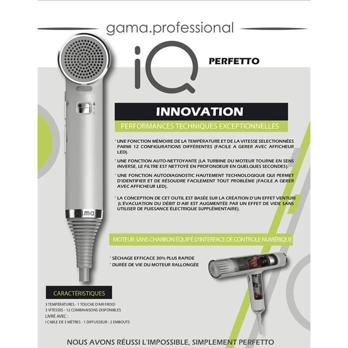SECHE-CHEVEUX IQ PERFETTO - Sèche-cheveux - Gama Professional
