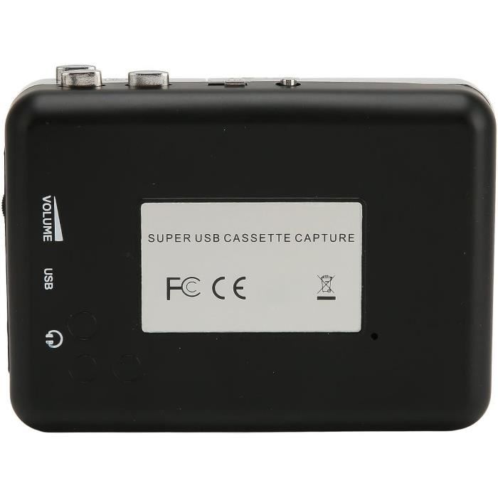 Lecteur de Cassette Numérique, Convertisseur de Cassette en MP3 en  Plastique Portable pour Téléphone pour Voitures