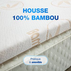 Surmatelas 90x190 cm de confort moelleux - qualité hôtellerie