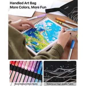PILOT - Lot de 4 stylos Acroball - Stylo-bille à encre ultra douce pour