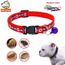 M Nylon Chien Chat Collier Anti Puces Réglable Impression